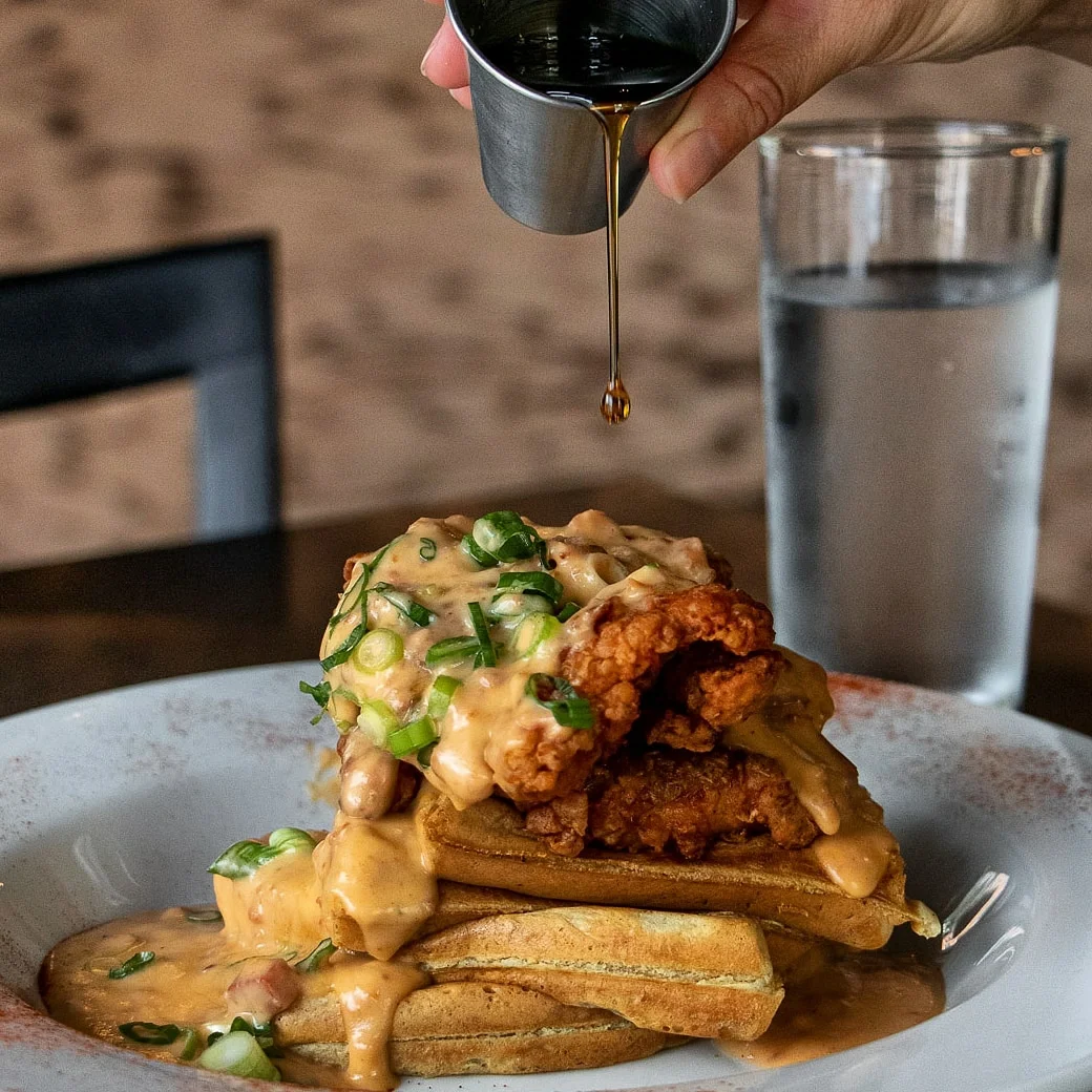 Chicken & Waffles, aFrite Restaurant