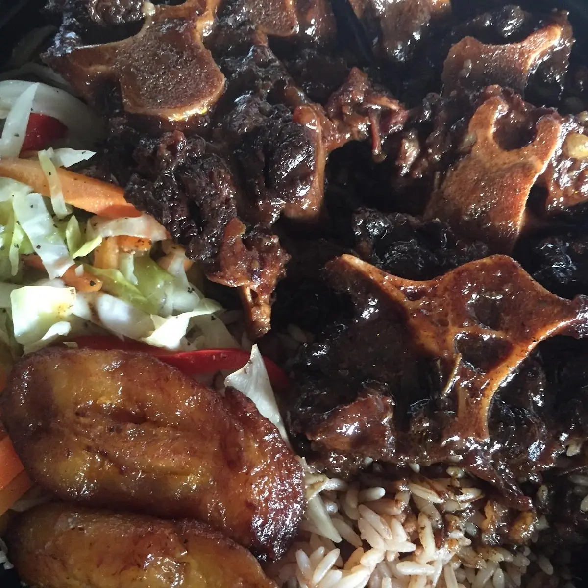 Oxtail with Rice & Peas