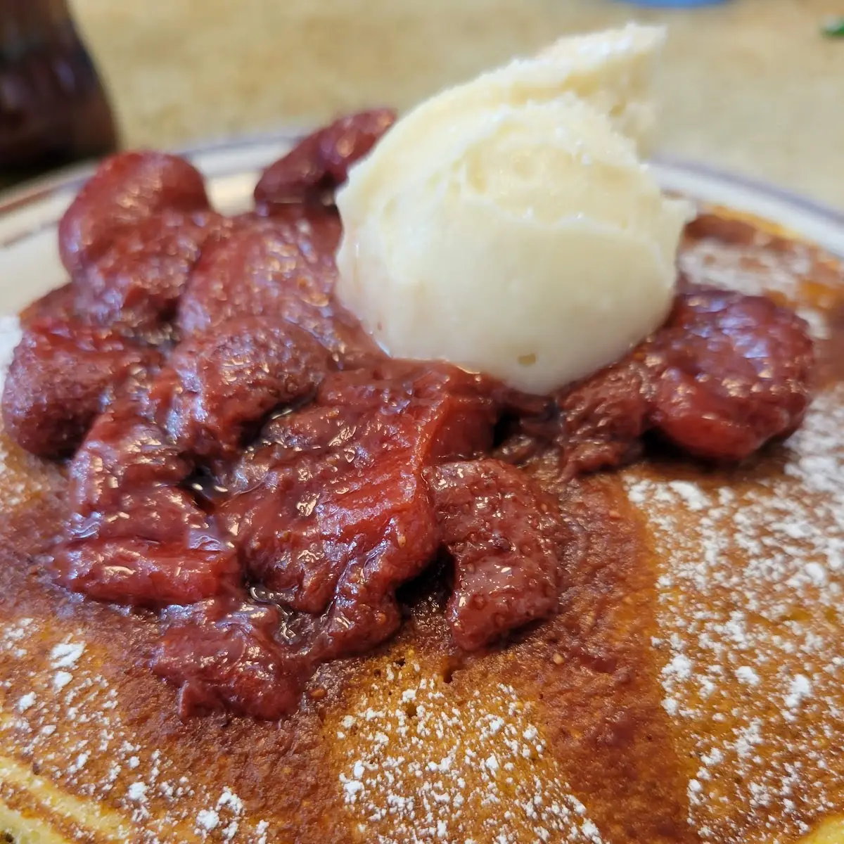 2 Stack Buttermilk Cornmeal Pancakes