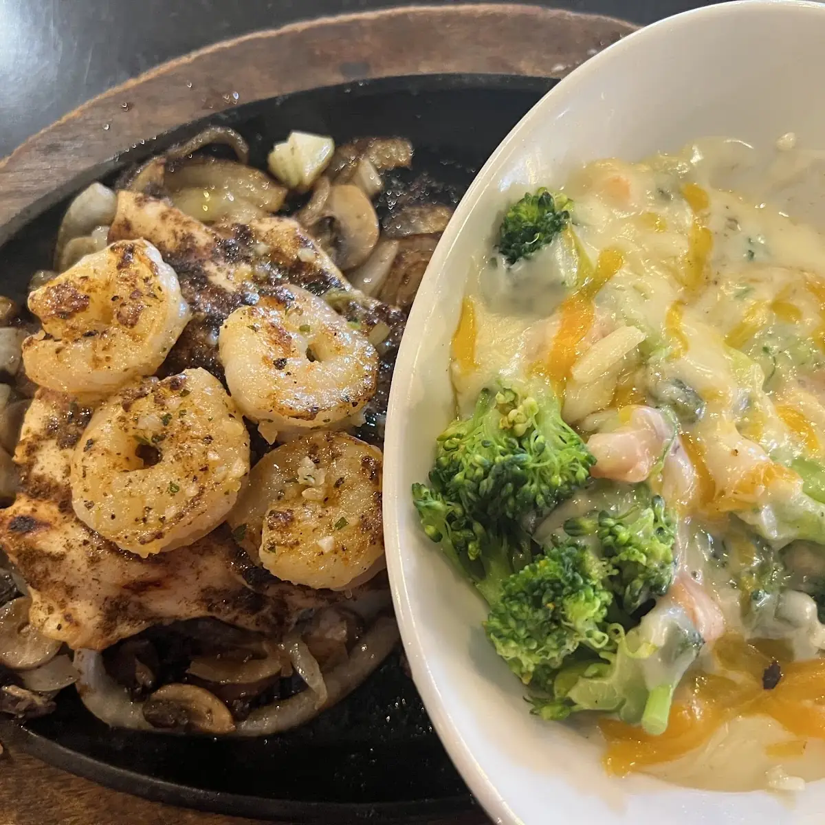 Shrimp 'N Parmesan Sirloin
