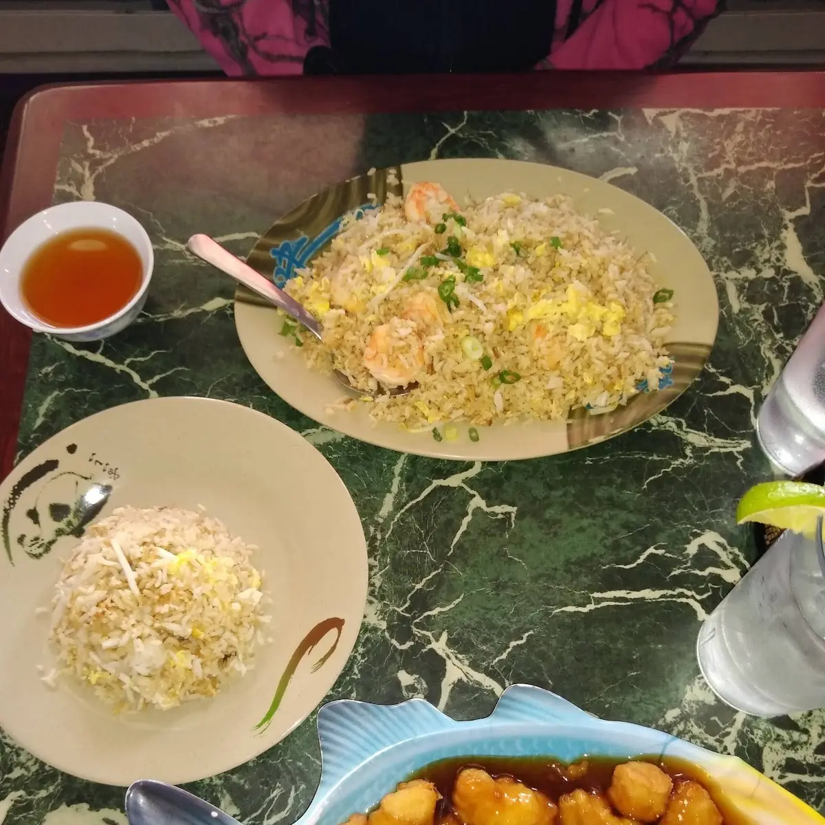Sesame Chicken & Shrimp Fried Rice