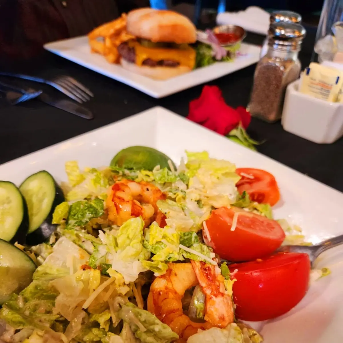 Cesar Salad with Shrimp