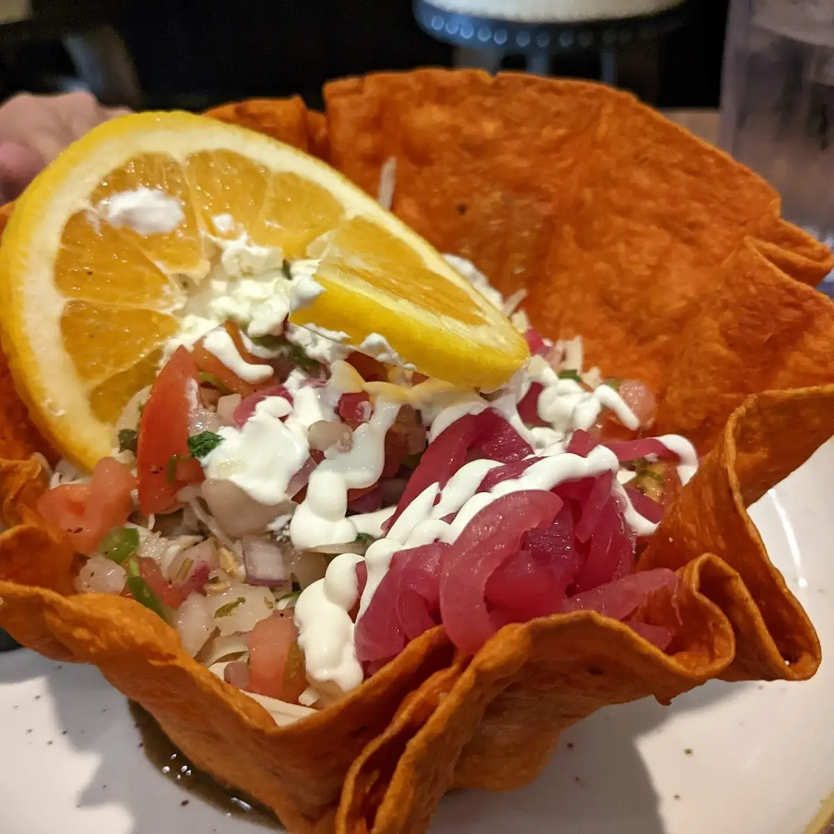 Chicken Fajita Taco Salad