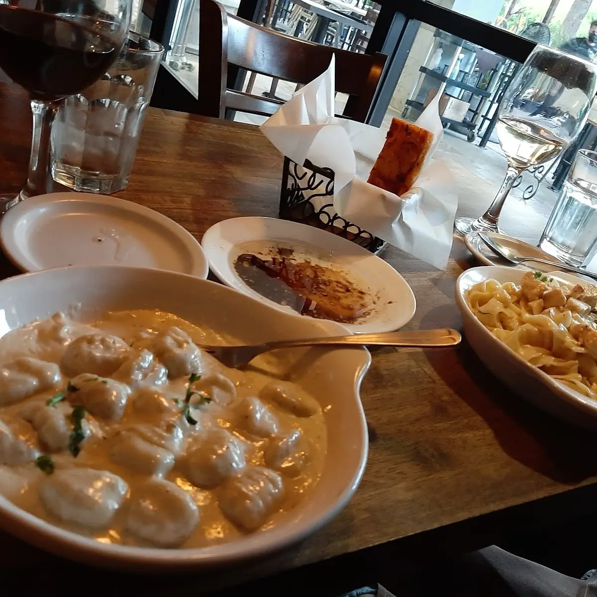 Gnocchi and Chicken Alfredo