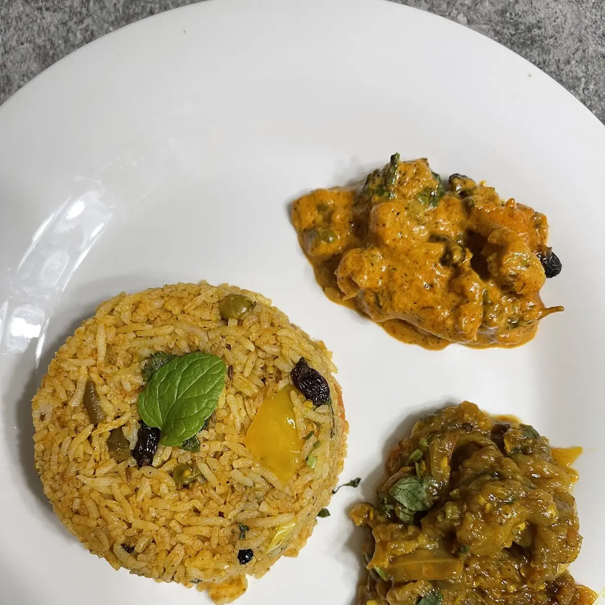 Veg Biryani Veg Korma