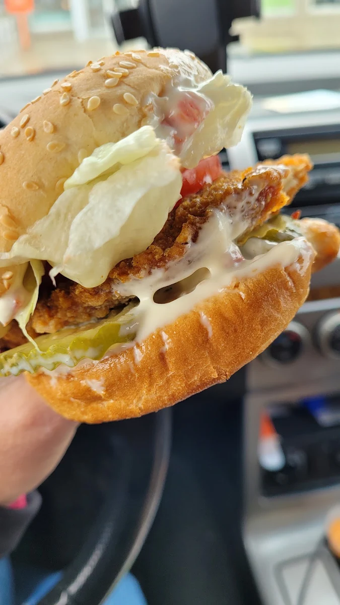 Mozzarella Mushroom Burger Combo