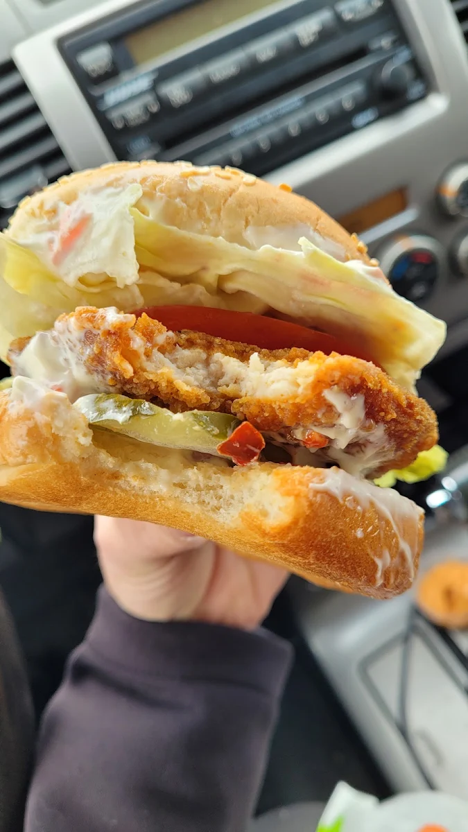 Spicy Habanero Chicken Burger