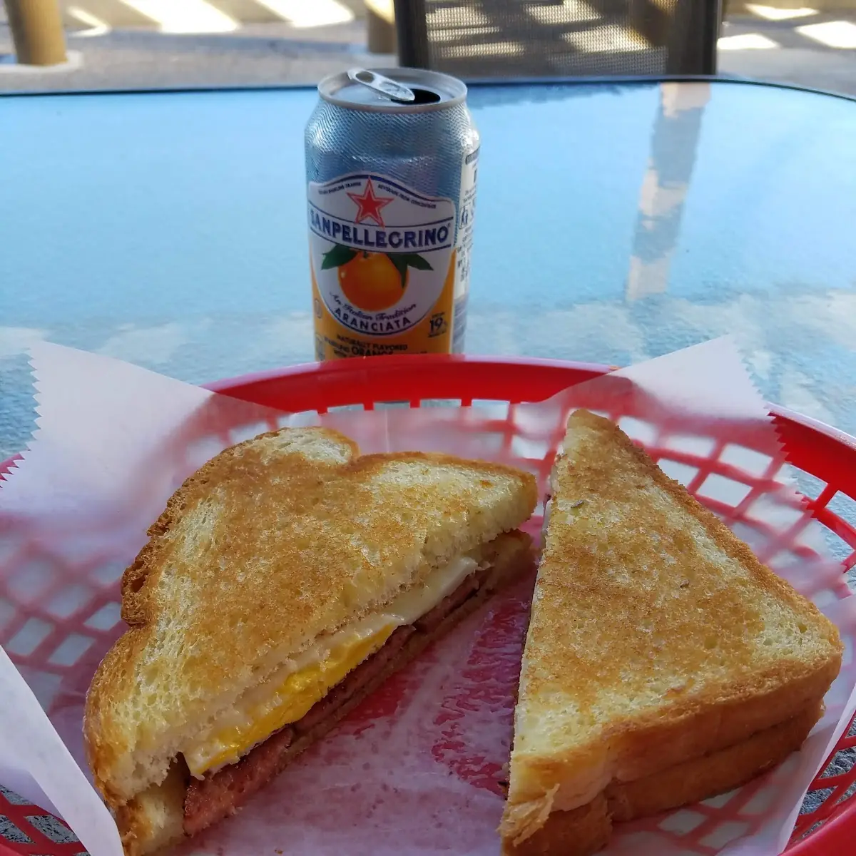 Kielbasa Egg and Cheese Sandwich