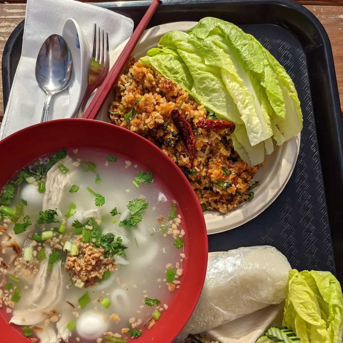 Khao Piek Nam Khao & Laab