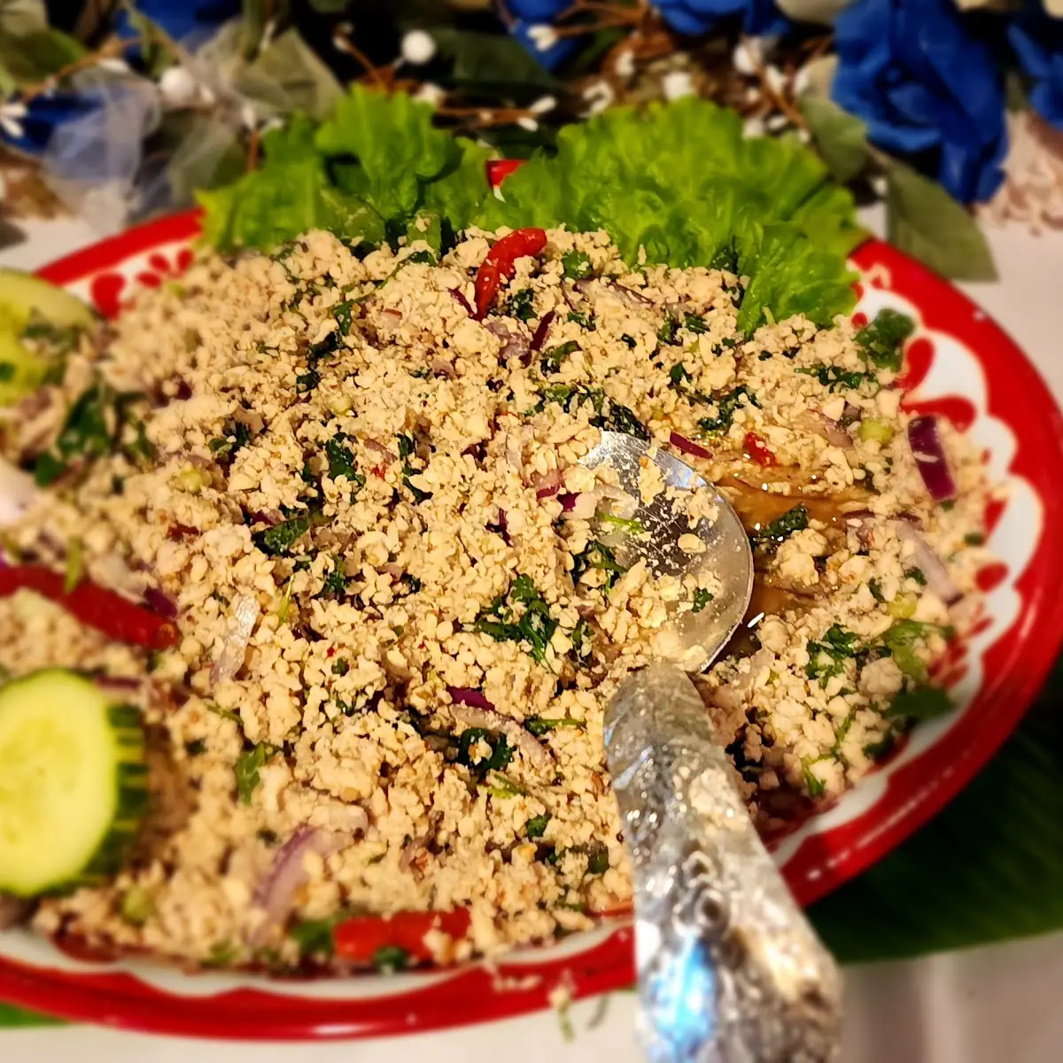 Larb Gai Seasoned Minced Chicken
