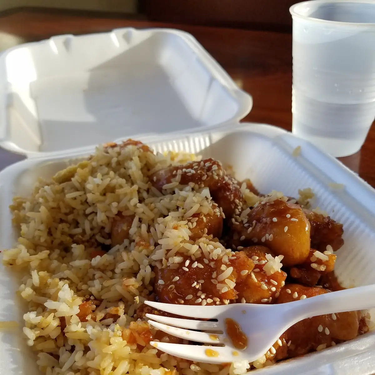 Sesame Chicken with Rice