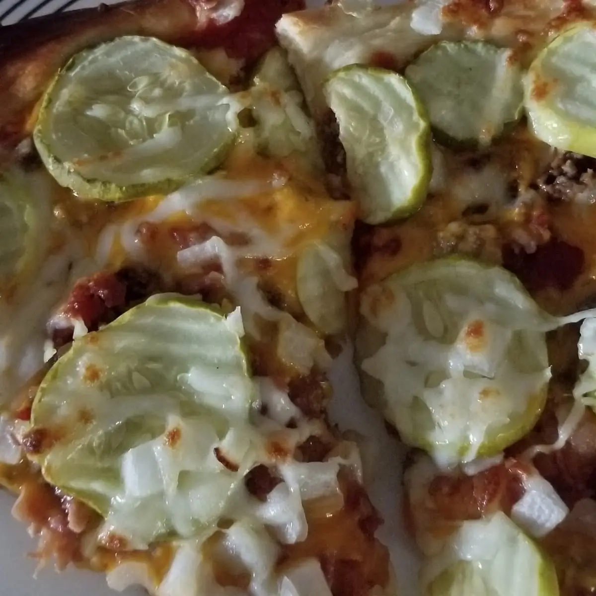 Bacon Double Cheeseburger Pizza