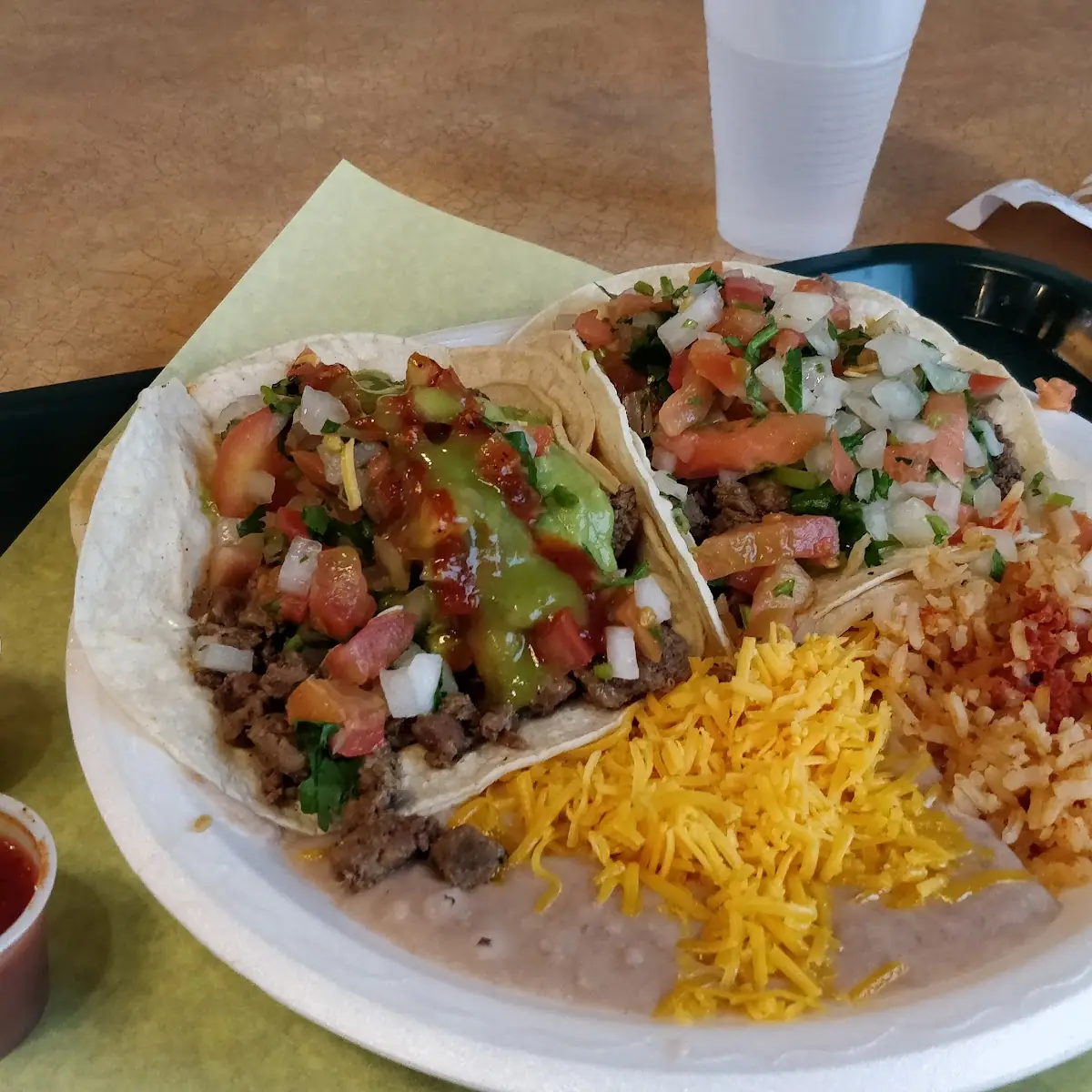 Carne Asada Taco Plate