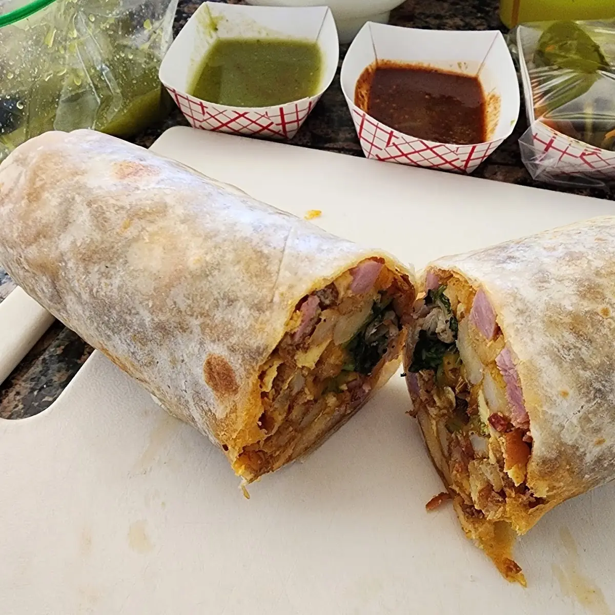 Charro Breakfast Burrito
