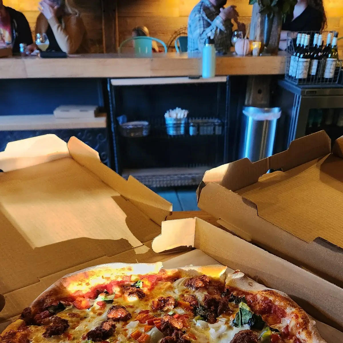 Pizza Arrives At