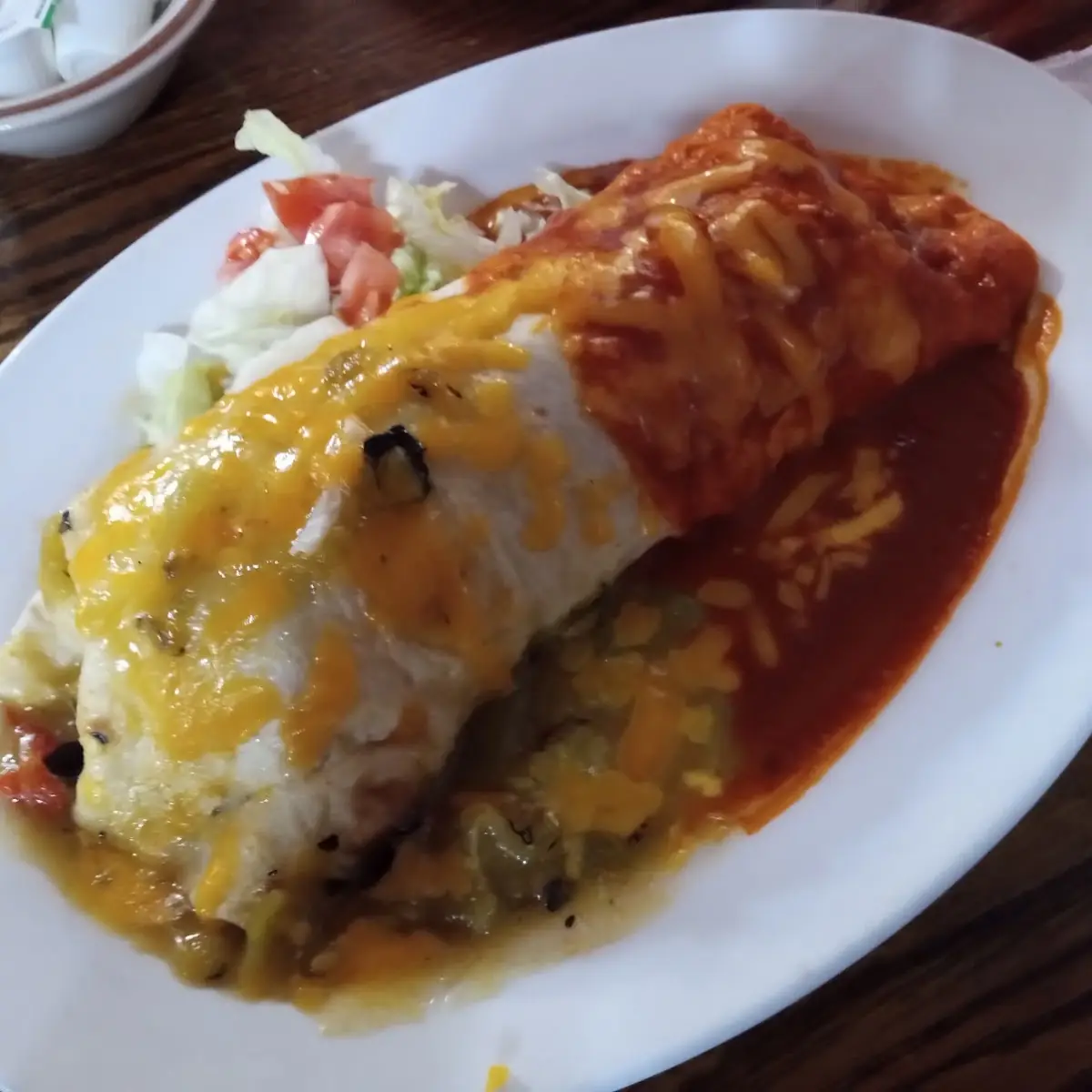Smothered Breakfast Burrito