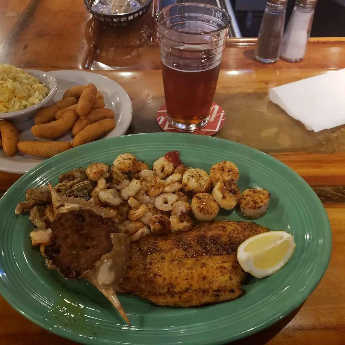 Broiled Seafood Platter