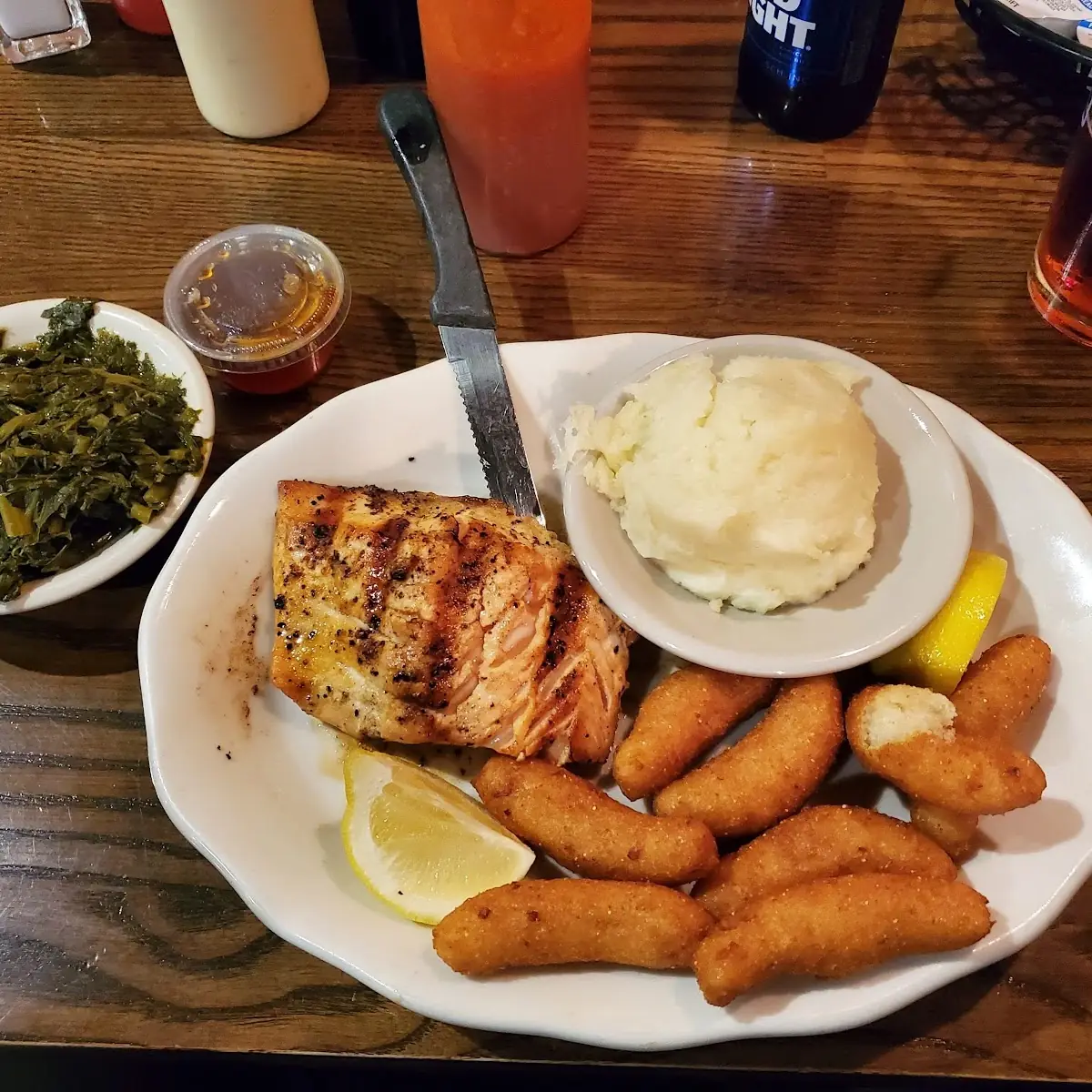 Honey Glazed Blackened Salmon