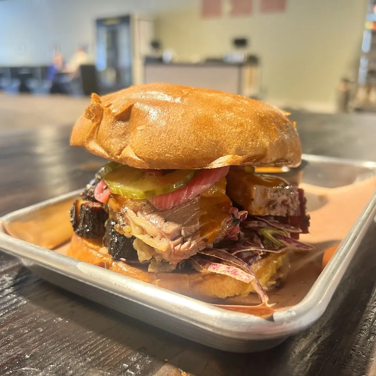 Black Angus Smoked Brisket Sandwich