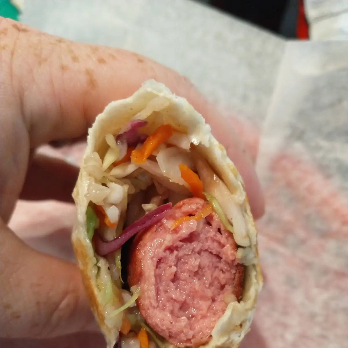 Eggroll Hot Dog