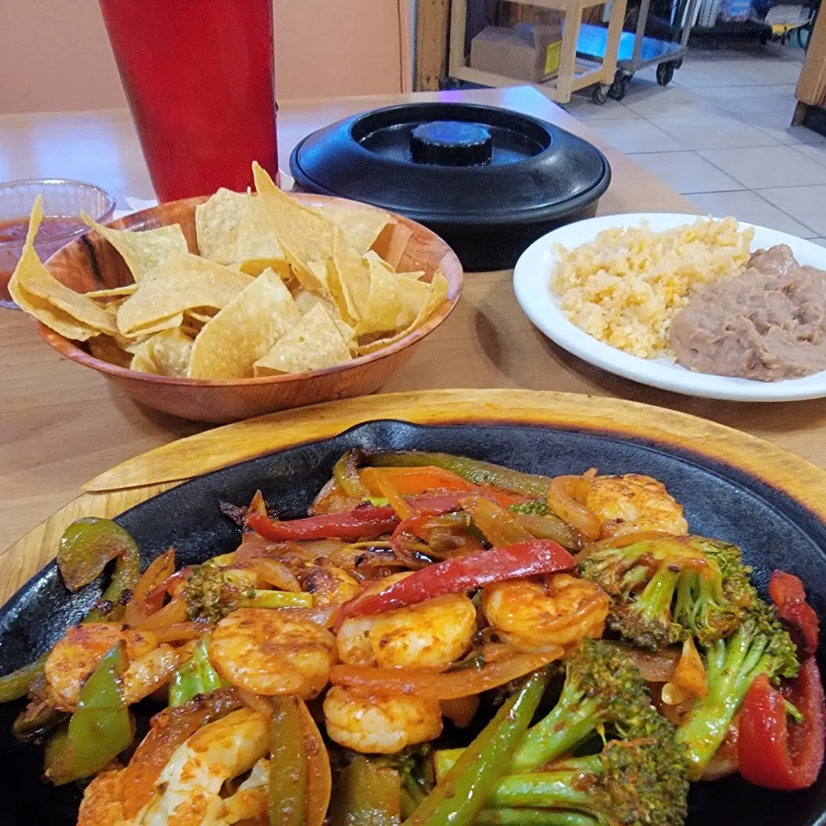Shrimp Fajitas