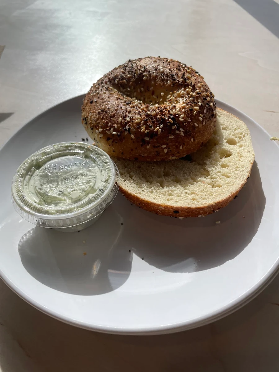 Everything Bagel with Cream Cheese
