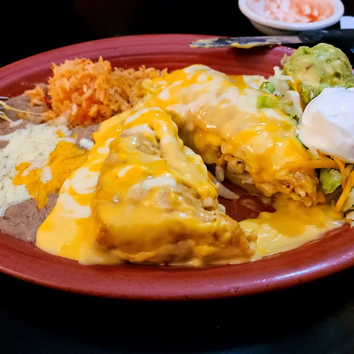 Chicken Fajita Chimichanga