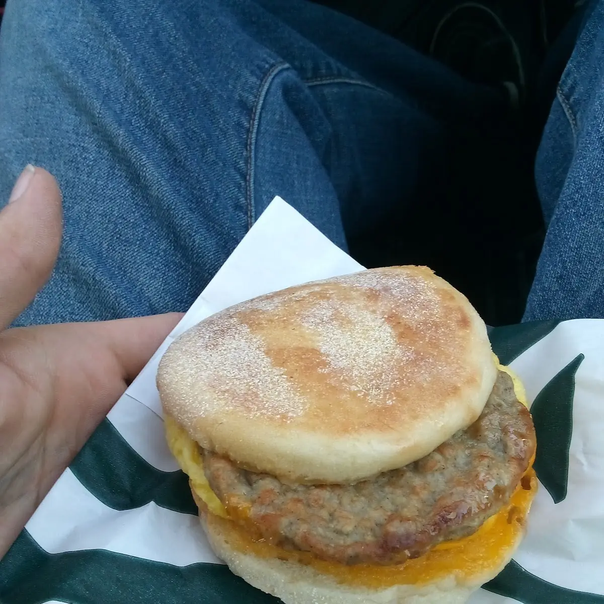 Sausage Egg & Cheese Sourdough