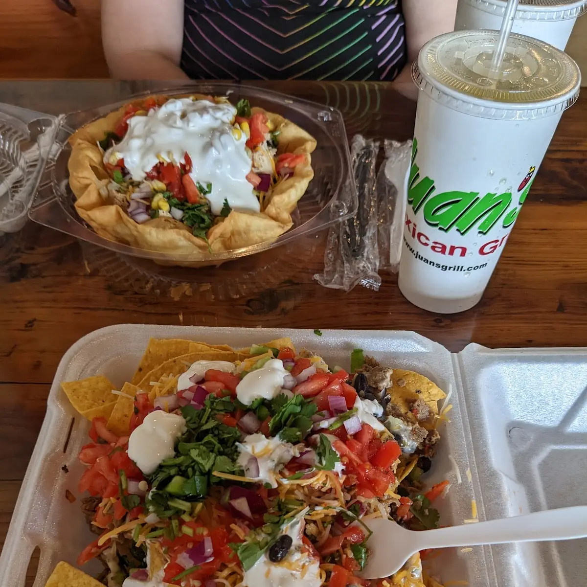 Taco Salad and Nachos