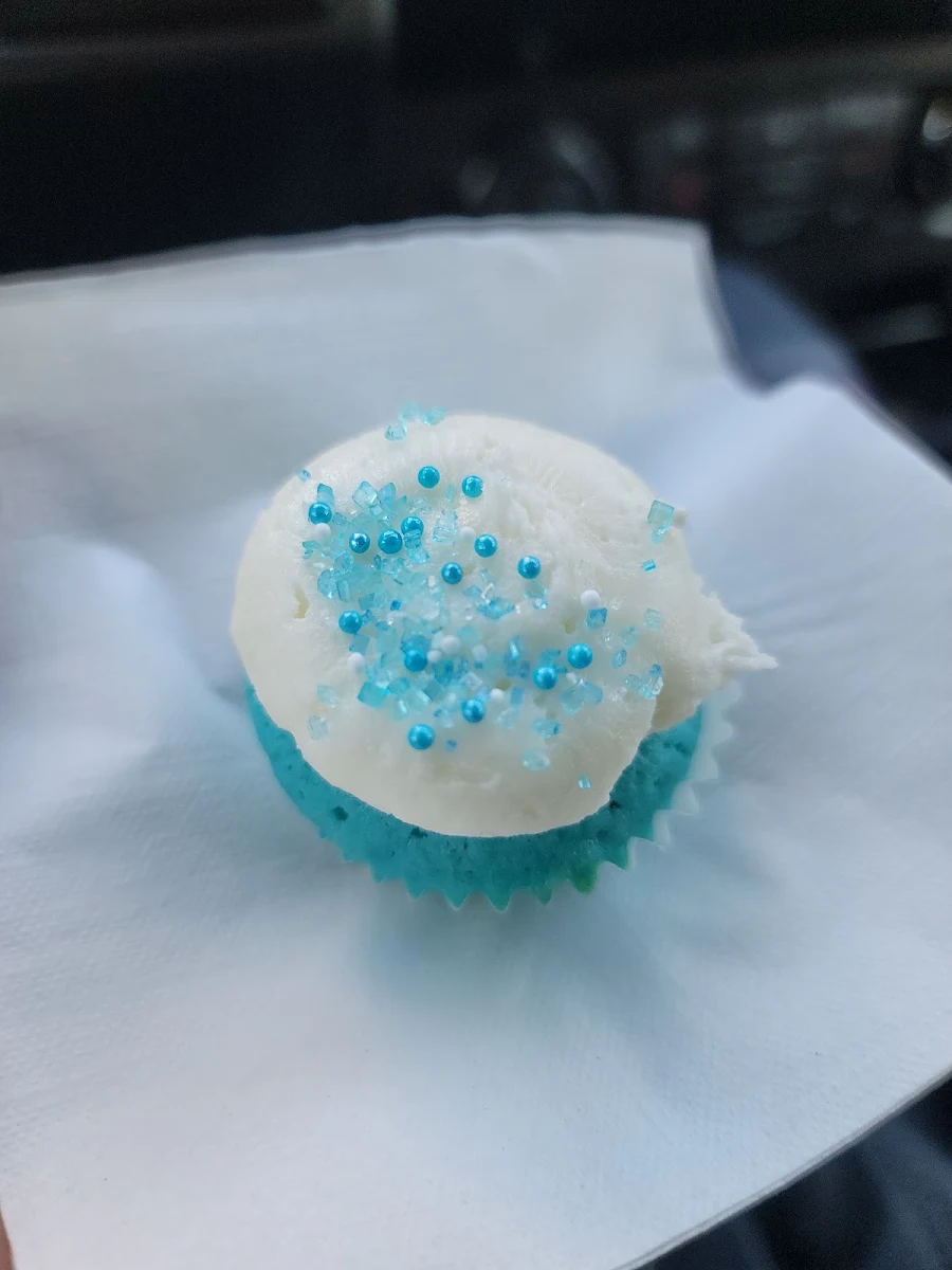 Blue Velvet Cupcake