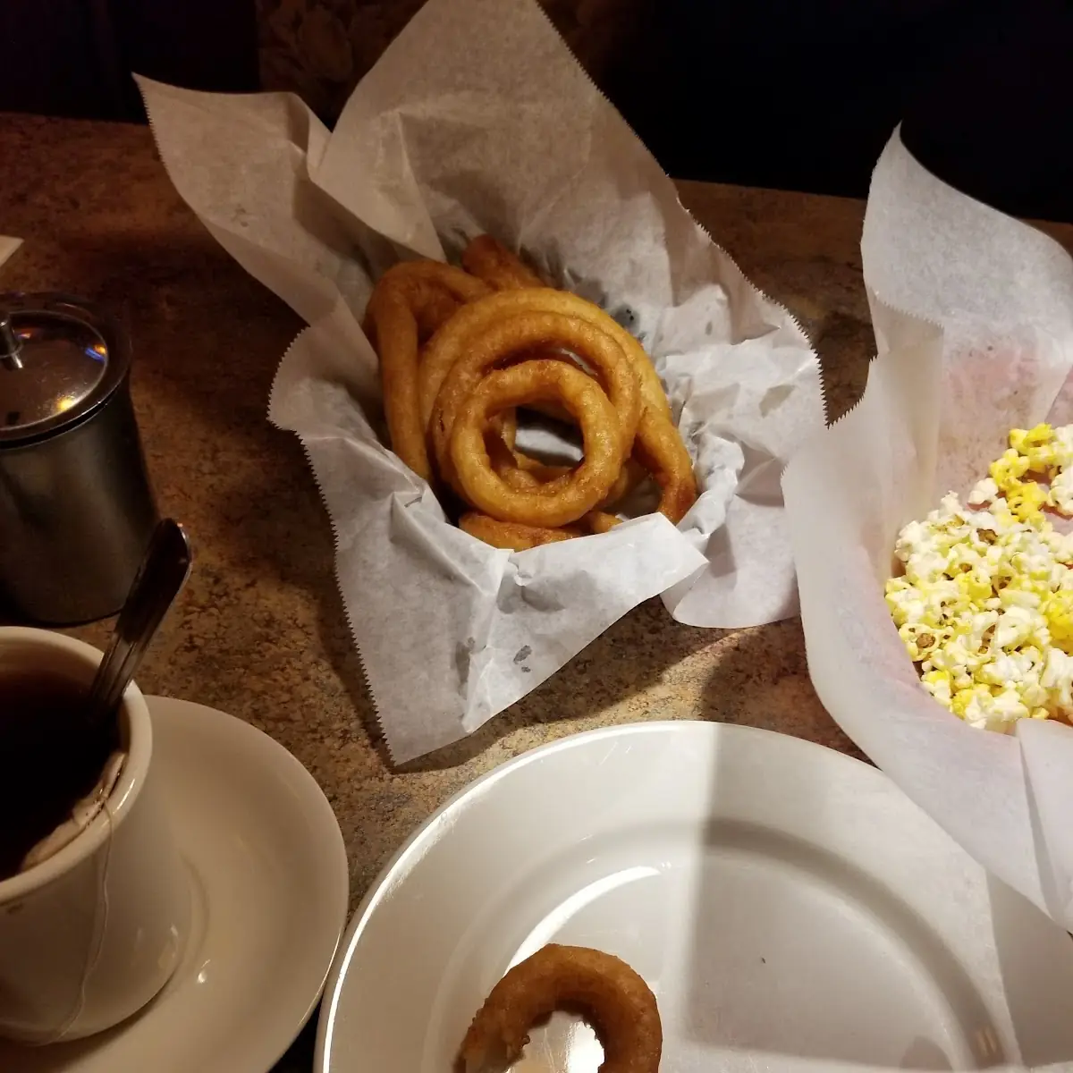 Onion Rings and Popcorn