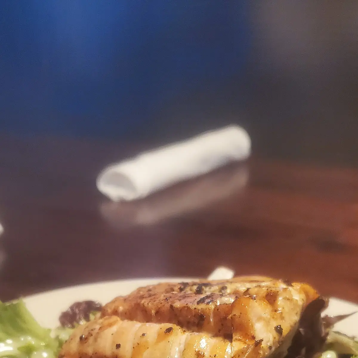 1 2 Spring Salad with Grilled Salmon