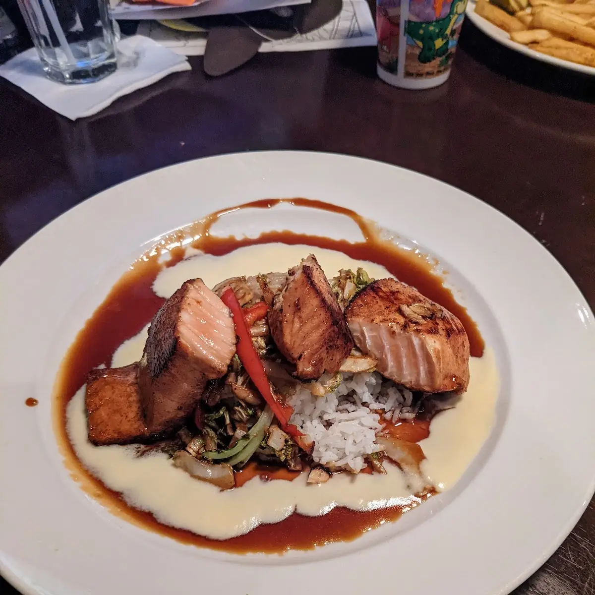 Red Miso Glazed Salmon