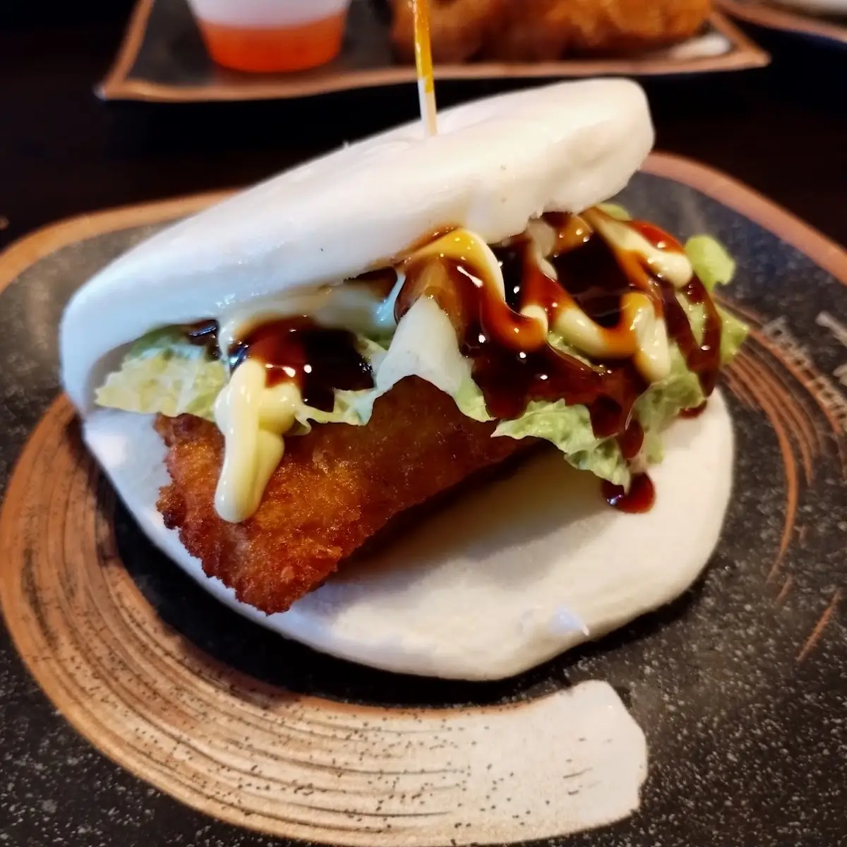 Crispy Chicken Bao Bun