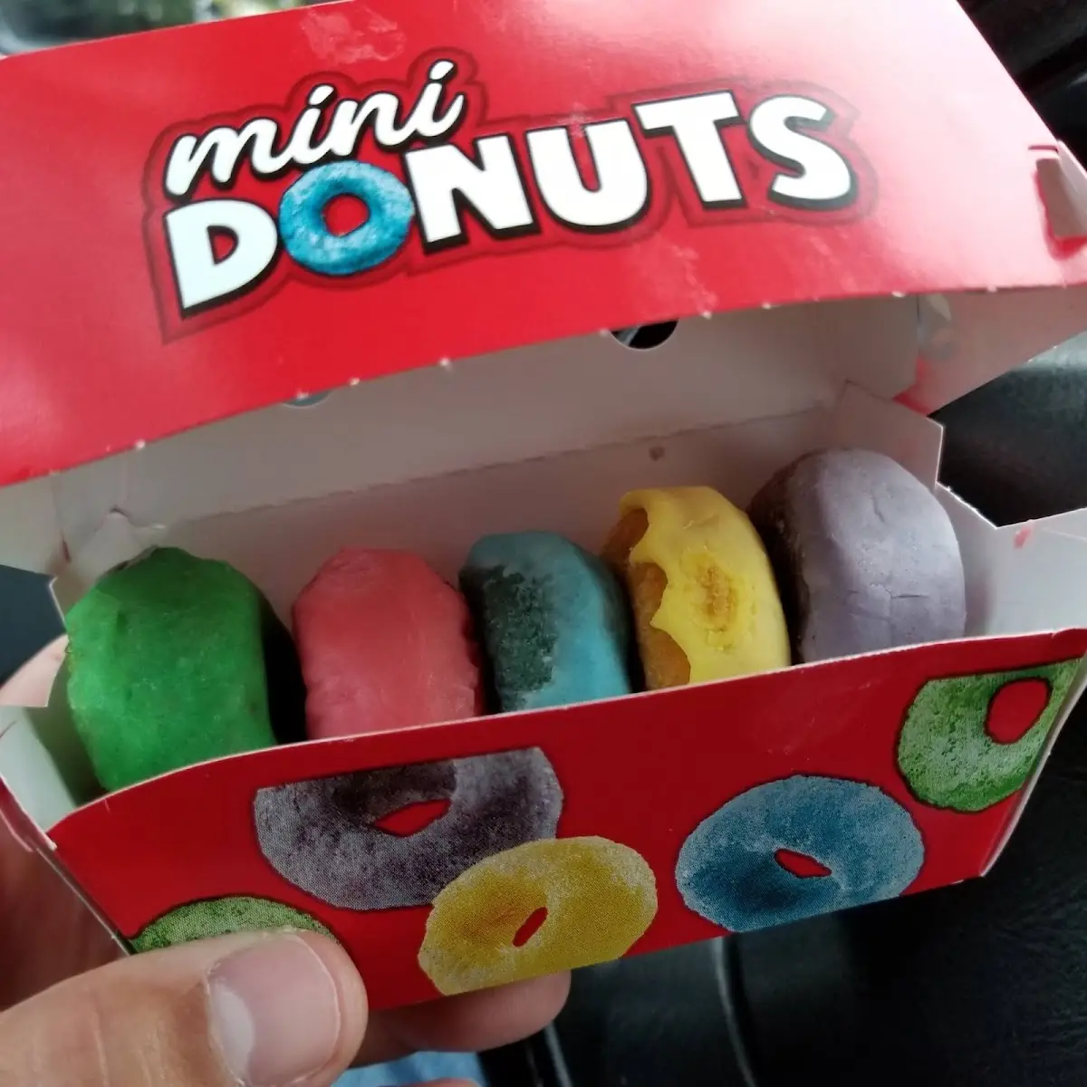 Fruit Loop Mini Donuts