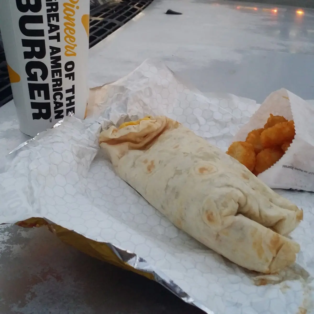 Steak & Egg Burrito Combo