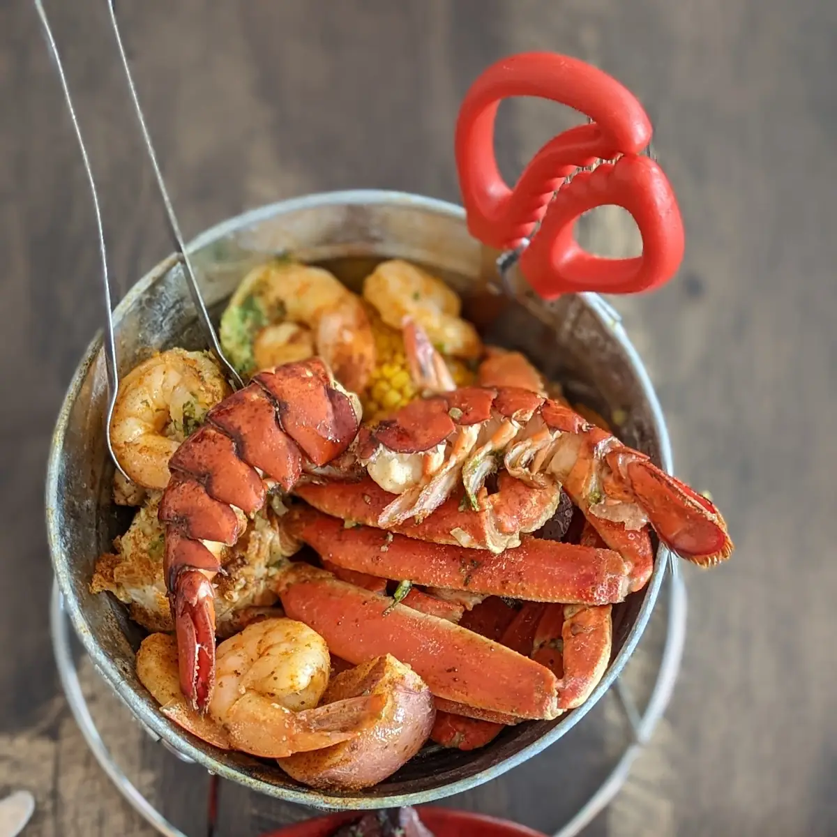 Seafood Platter and Steak