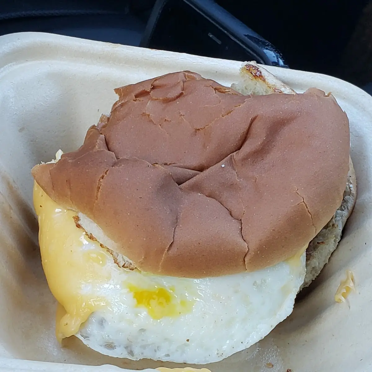 Sausage Egg and Cheese Breakfast Sandwich