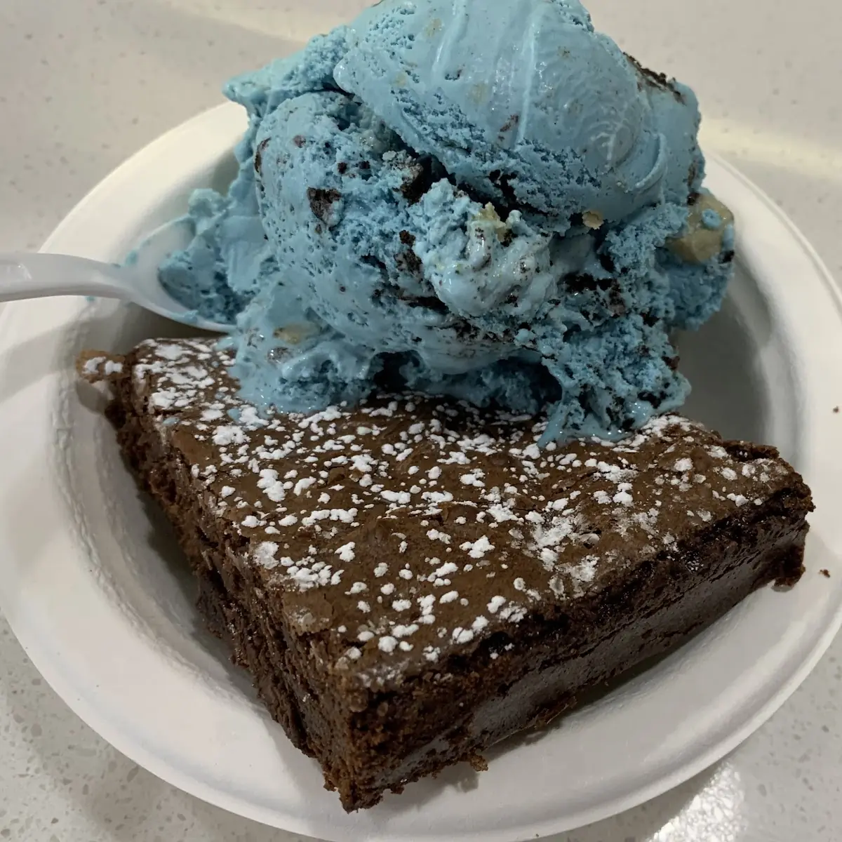 Cookie Monster on Brownie