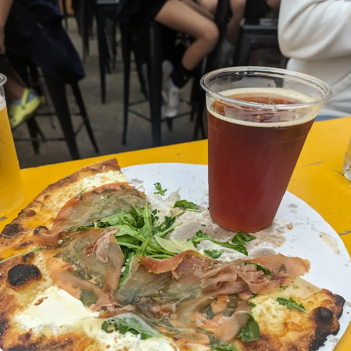 Arugula Prosciutto Pizza