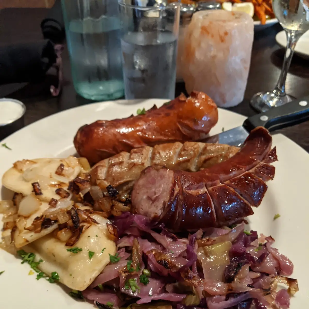 German Sausage Platter