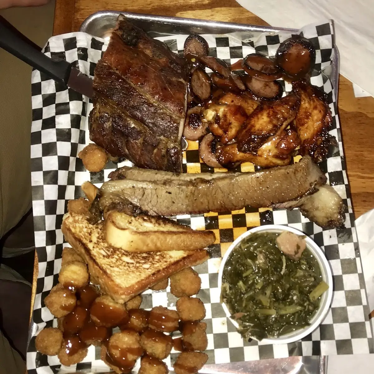 Half Rack Okra Collard Greens