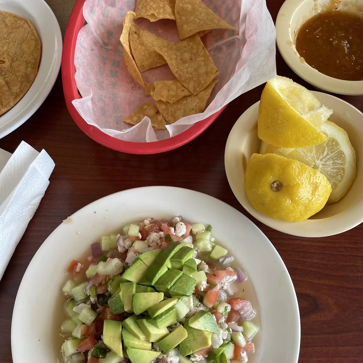 Boiled Shrimp Tostada Tostada De Camaron Cocido