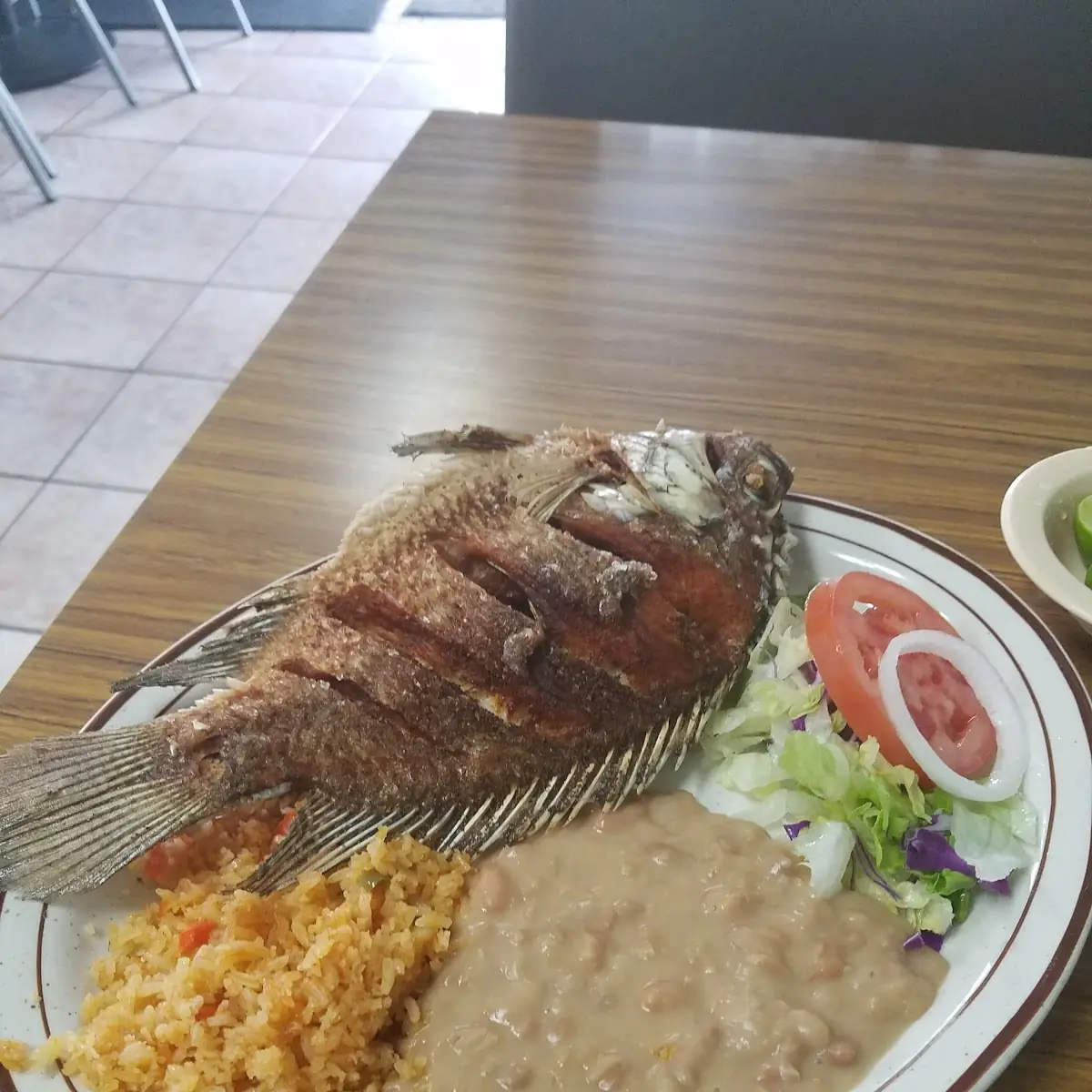 Deep Fried Tilapia Mojarra Frita