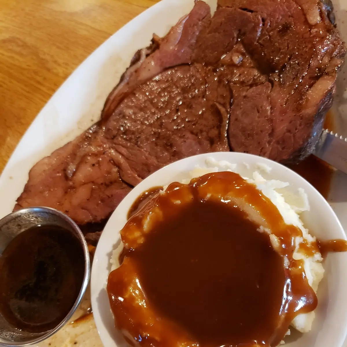Hot Roast Beef w Mashed Potato