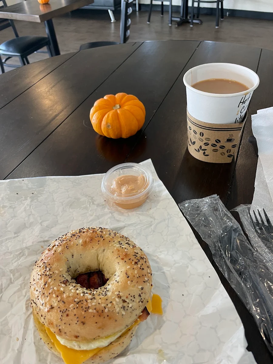 Breakfast Sandwich on a Bagel