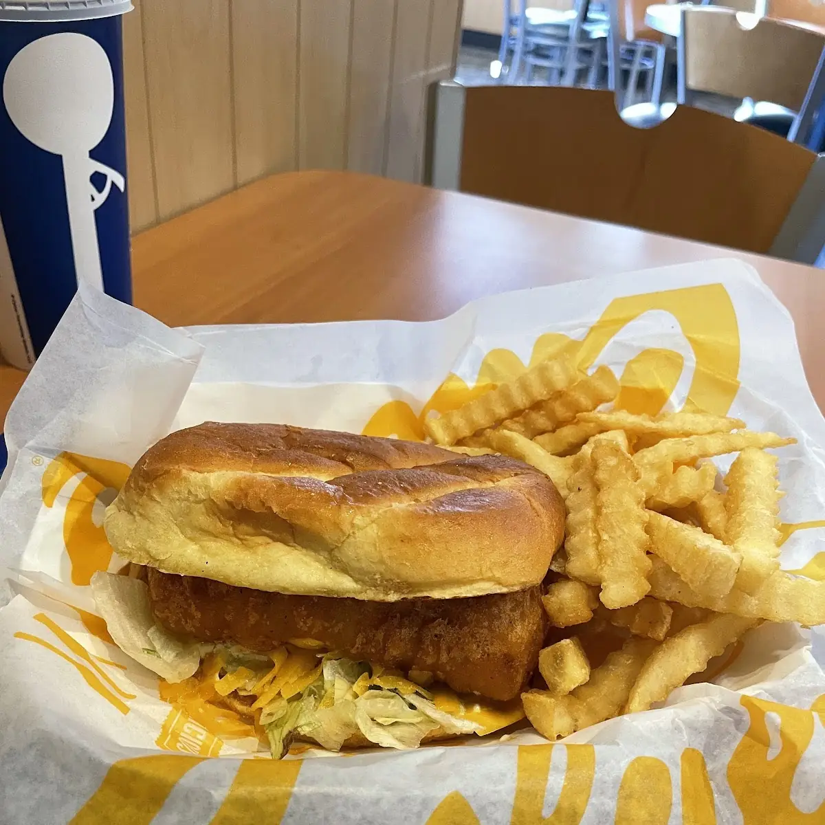 North Atlantic Cod Fish Sandwich