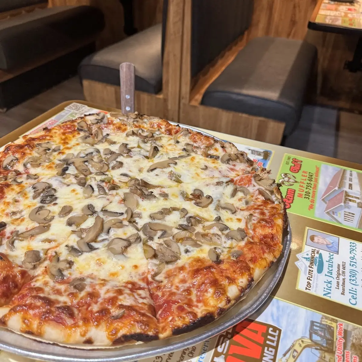 Mushroom Pizza