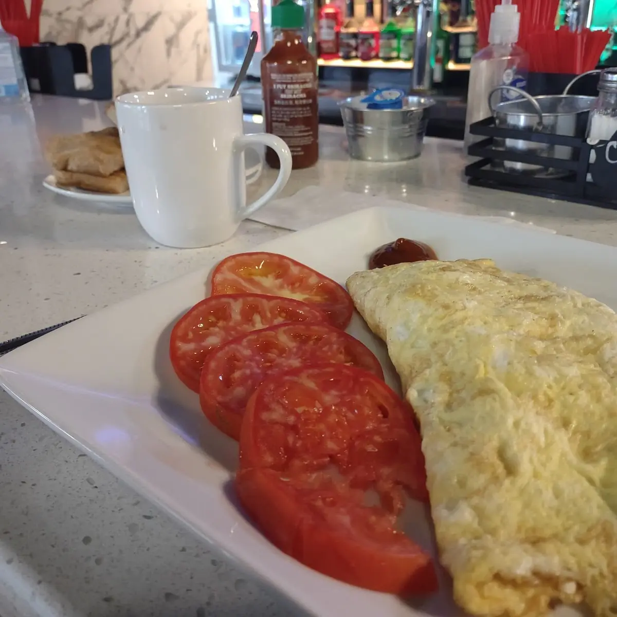 Gyro Omlette Tomatoes Instead of Hash Browns