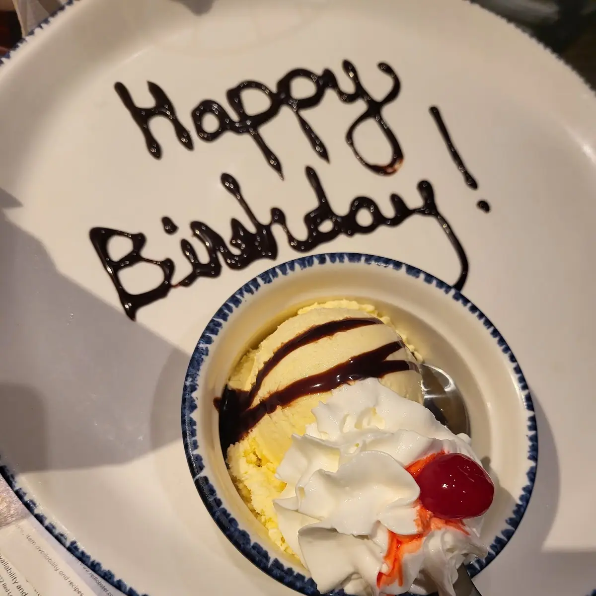 Birthday Ice Cream